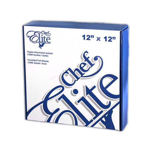 Chef Elite - Insulated Foil Sheets - 12" x 12" - 1000Pk