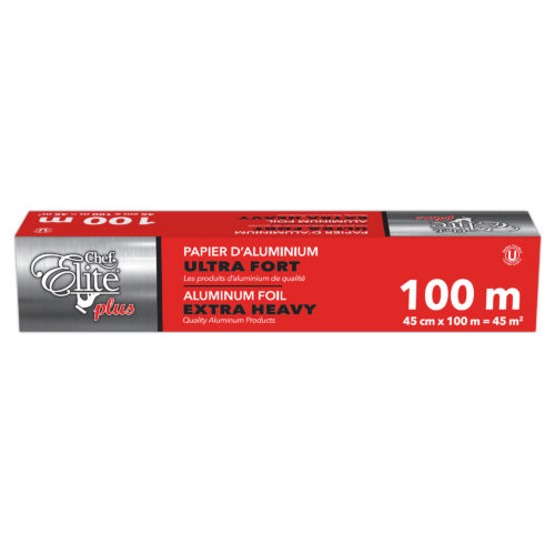 Chef Elite Plus - Aluminum Foil - 45cm x 100m - 17mic - Extra Heavy