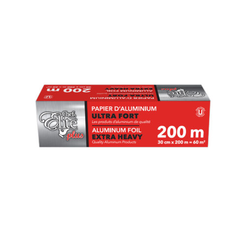 Chef Elite Plus - Aluminum Foil - 30cm x 200m - 17mic - Extra Heavy