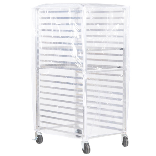 Bakery Rack Cover - 50" x 24" x 80" - 0.6mil - Double
