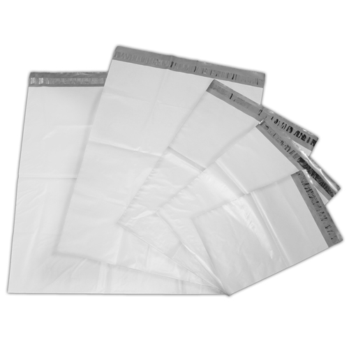 Poly Mailer Bag 14.5" x 19" + 2" 2.5mil White Dorfin