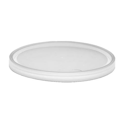 Couvercle rebord simple - LLDPE - Translucide