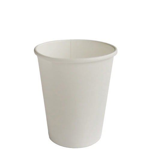 Table Accents - Single Wall Coffee Cups - 8oz - White