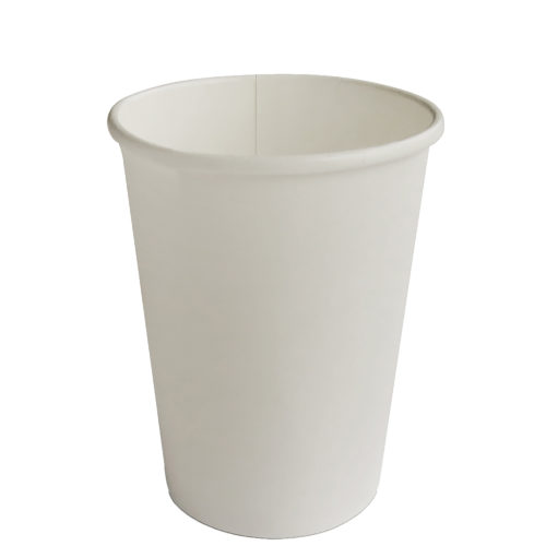 Table Accents - Single Wall Coffee Cups - 10oz - White