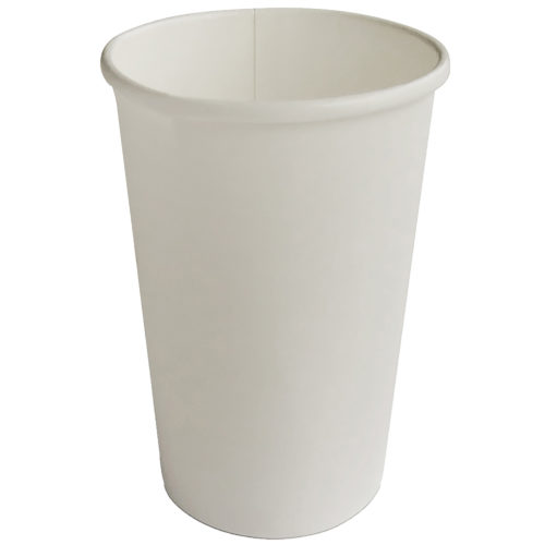 Table Accents - Single Wall Coffee Cups - 16oz - White