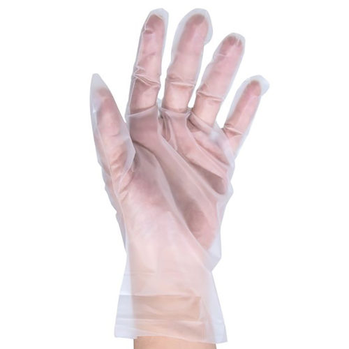 Gants d'élastomère thermoplastique - Moyen - Non poudrés - Transparents - 100pqt