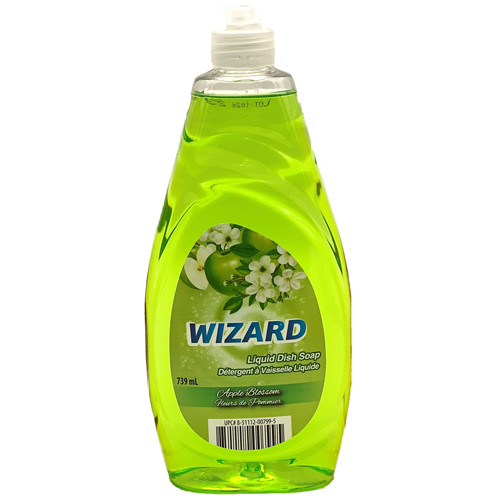 Wizard - Détergent à vaisselle liquide - 739ml - Fleurs de pommier