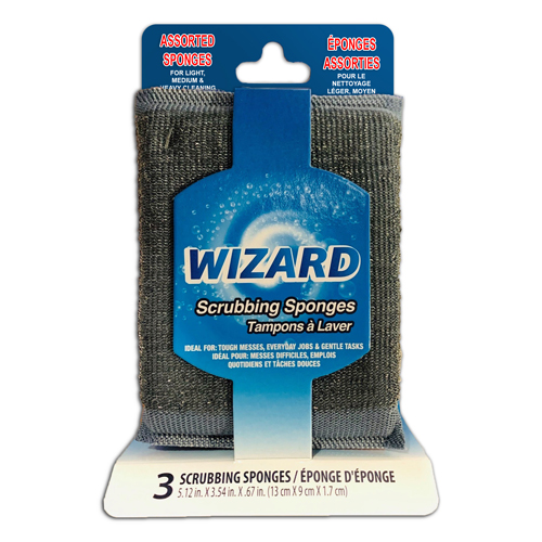 Wizard - Scrubbing Sponges - For Light