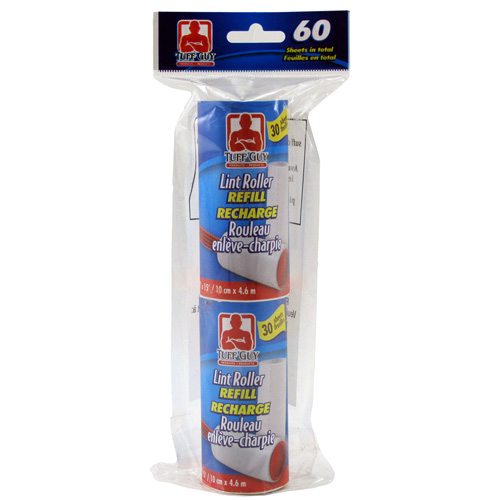 Tuff Guy - Lint Roller Refills - 10cm x 4.6m - 30 Sheets - 2Pk