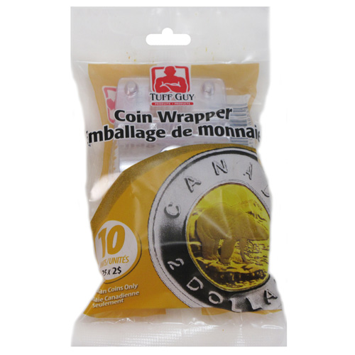 Tuff Guy - Plastic Coin Wrappers - Toonies - 10Pk