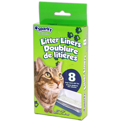 Sparky - Litter Liners - 17" x 34" - 8Pk