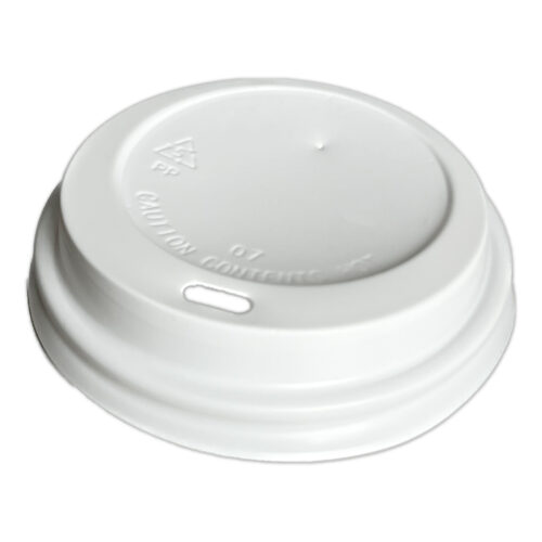 Table Accents - Polypropylene Dome Sipper Lids - 90mm dia. - For 10oz