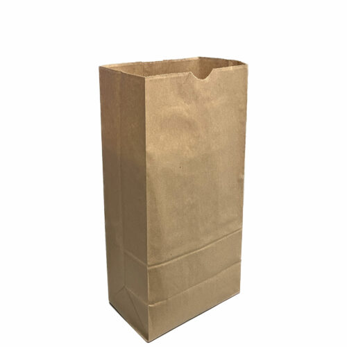 Viro - Paper Grocery Bags - 7.09" x 4.13" x 13.78" - 12lb - DD40 - Kraft