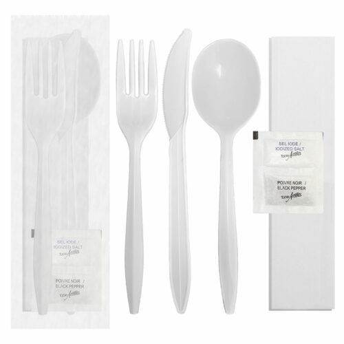 Table Accents - Plastic 6-Piece Food Kit - Fork