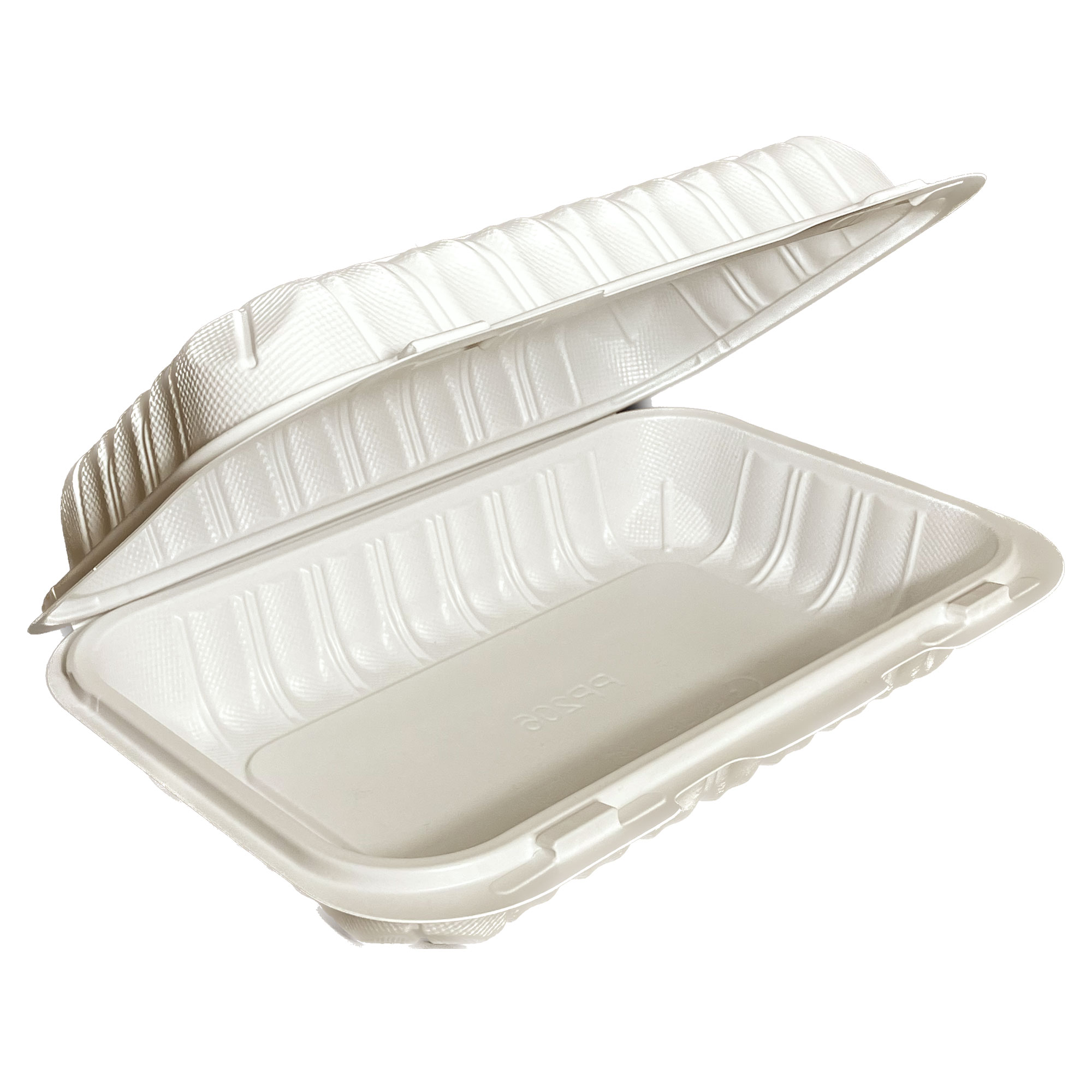 Table Accents - Mineral Filled Polypropylene (MFPP) Hinged Containers - ECONO - 9" x 6" x 2.75"