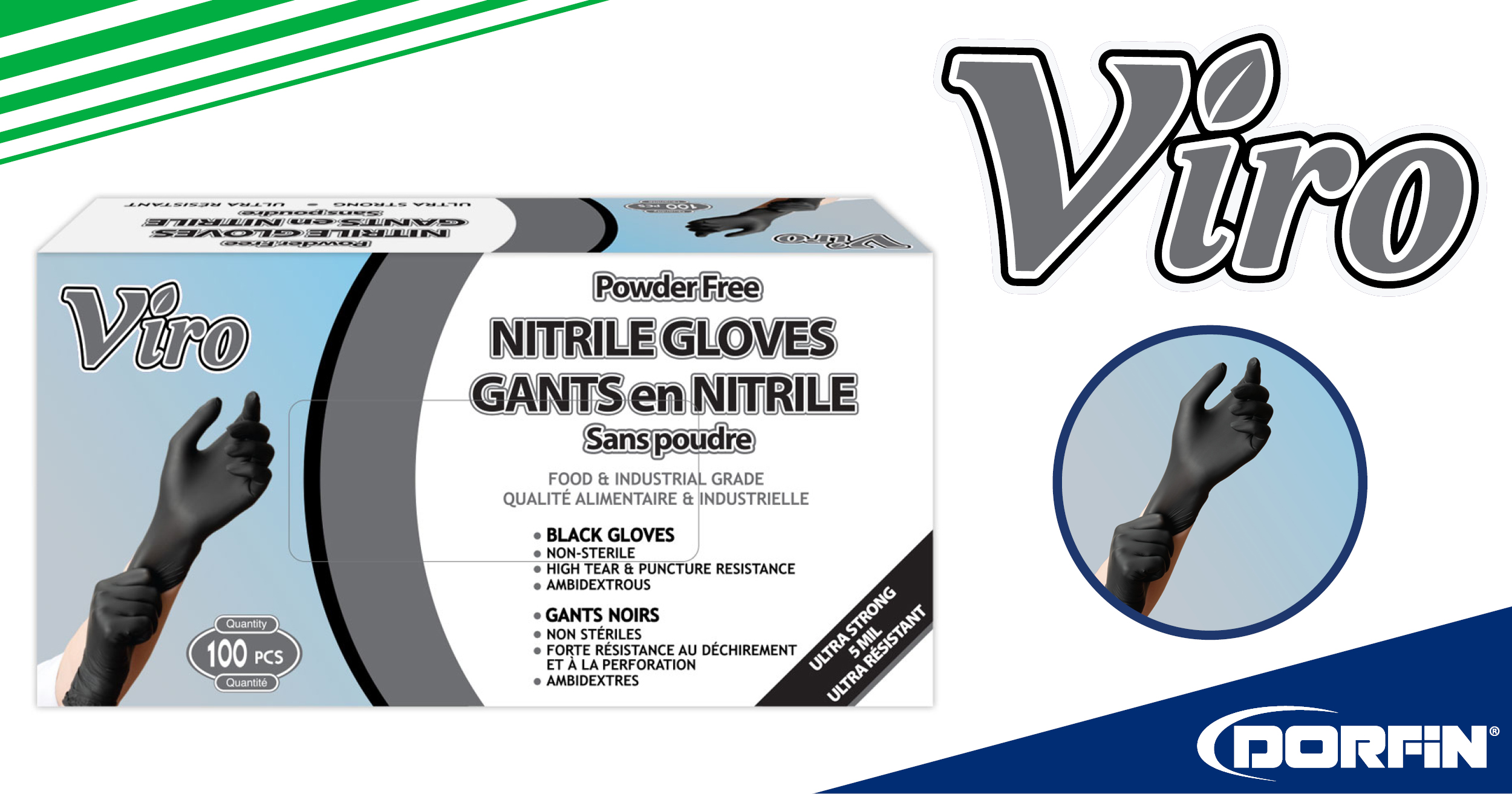 Black Nitrile Gloves