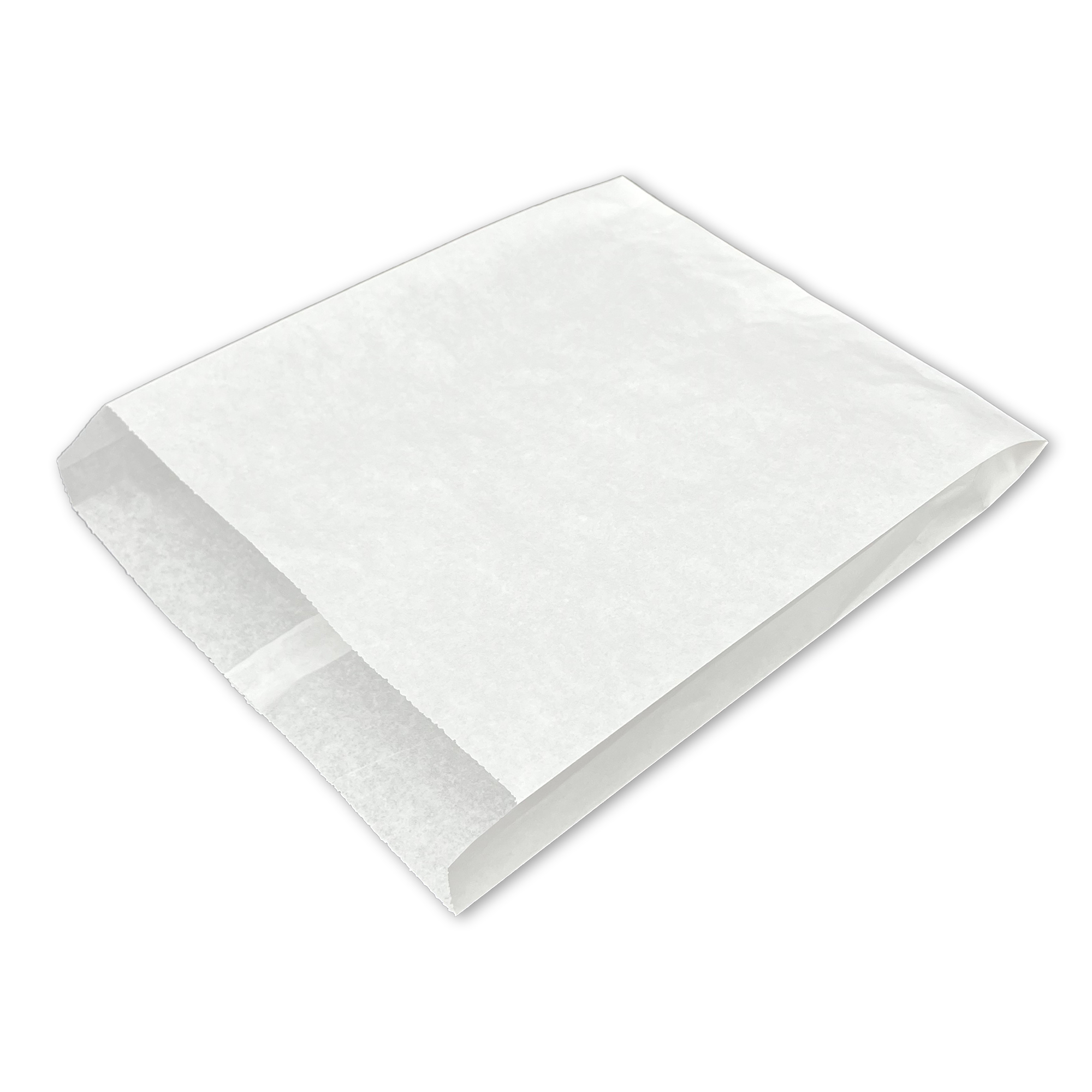 Chef Elite - Greaseproof Paper Sandwich Bags - 6" x 0.75" x 6.75" - White