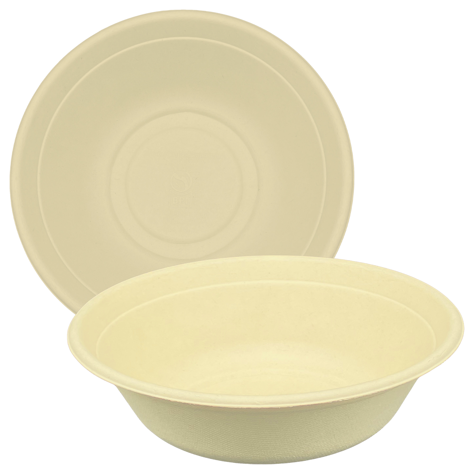 Table Accents - Compostable Bowls - 8.3" dia x 2.6" - 32oz - Bagasse